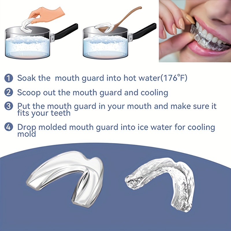 Moldable Dental Guard For Teeth Grinding Easy To Use - Temu