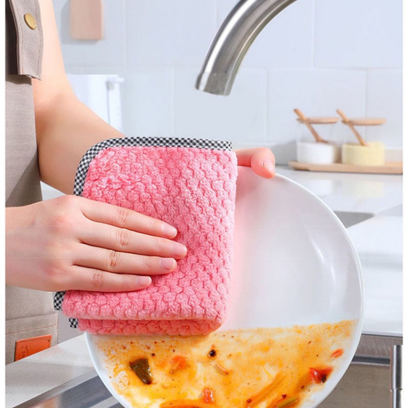 Microfiber Cleaning Cloth, Dishwashing Cloth, Multifunctional Cleaning Towel,  Household Rag, Kitchen Bathroom Cleaning Towel, Durable Absorbent Towel,  Window Wiping Cloth, Cleaning Supplies, Cleaning Gadgets, Christmas  Supplies - Temu