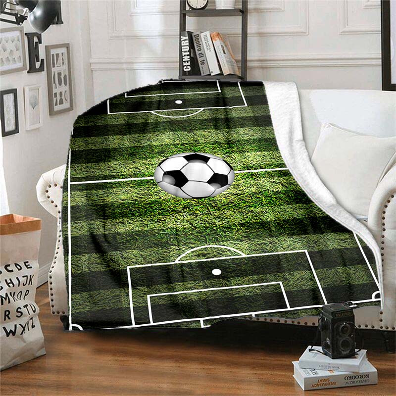 YLFC Coperta accogliente leggera per club calcio Coperta lancio 3D Coperta  calda sfocata Coperte pile football Leaguecalcio Coperte morbide  accoglienti per inverni 120x150cm : : Casa e cucina