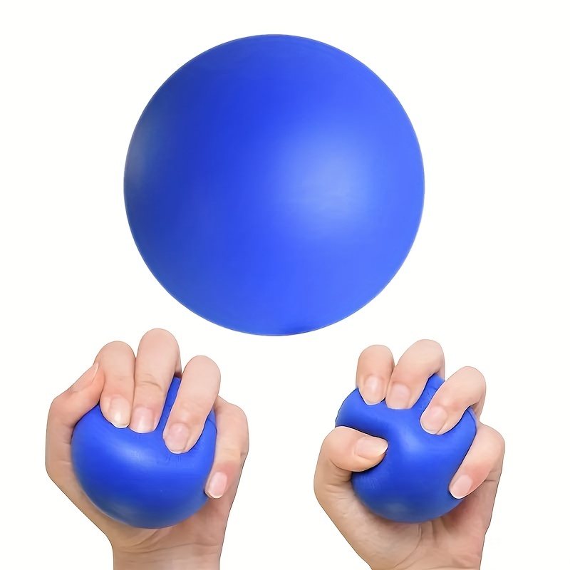 Pelota de agarre, pelota de rehabilitación azul para manos, pelota
