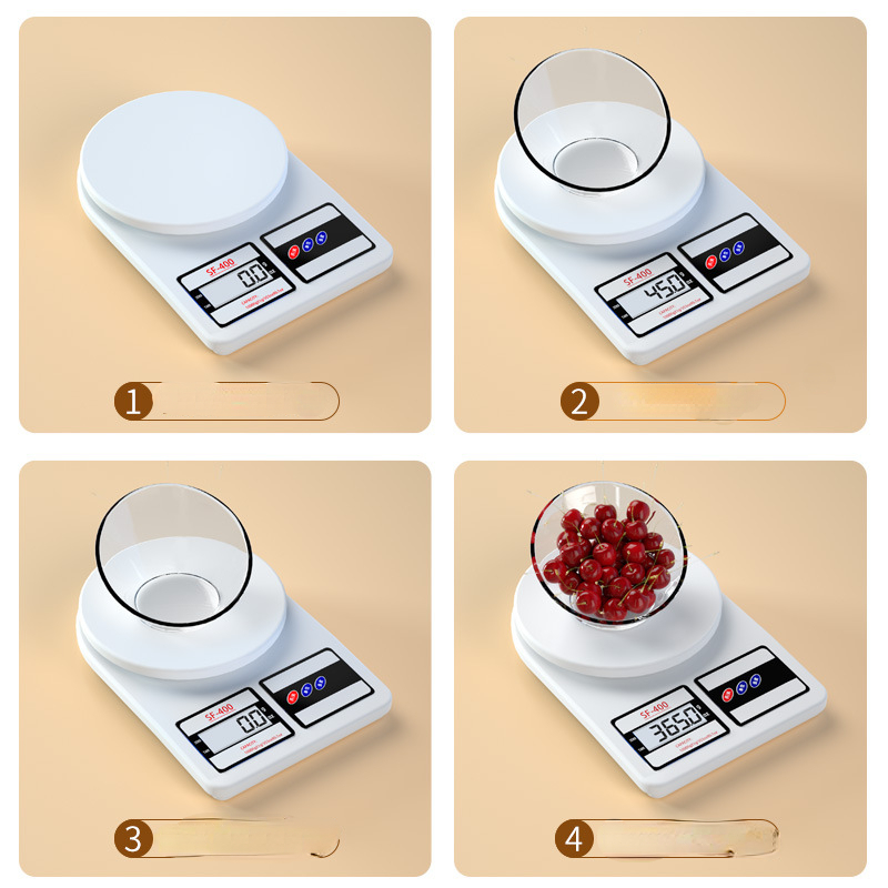 WHB05 Kitchen Scale 5kg Scale Baked Food Scale Household Kitchen Scale  Cross Border Scale Portable Pocket Scale