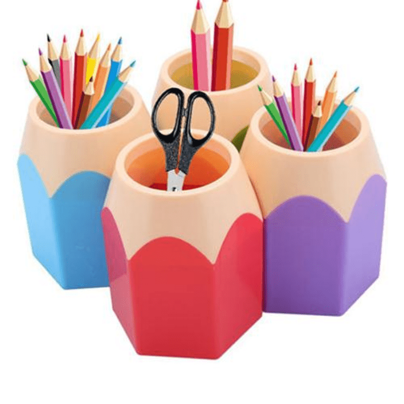 SXHRR Porte-Crayon en Forme de dent, Porte-gobelet pour Stylo, Porte-Crayon  en céramique Blanche, Tasses à Crayons Vintage, Accessoires de Bureau pour  l'école à Domicile : : Fournitures de bureau