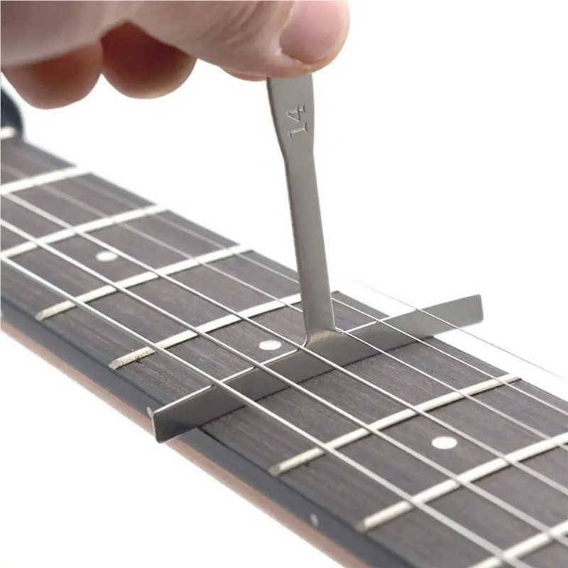 Stainless Steel Guitar Under String Radius Gauge Essential - Temu