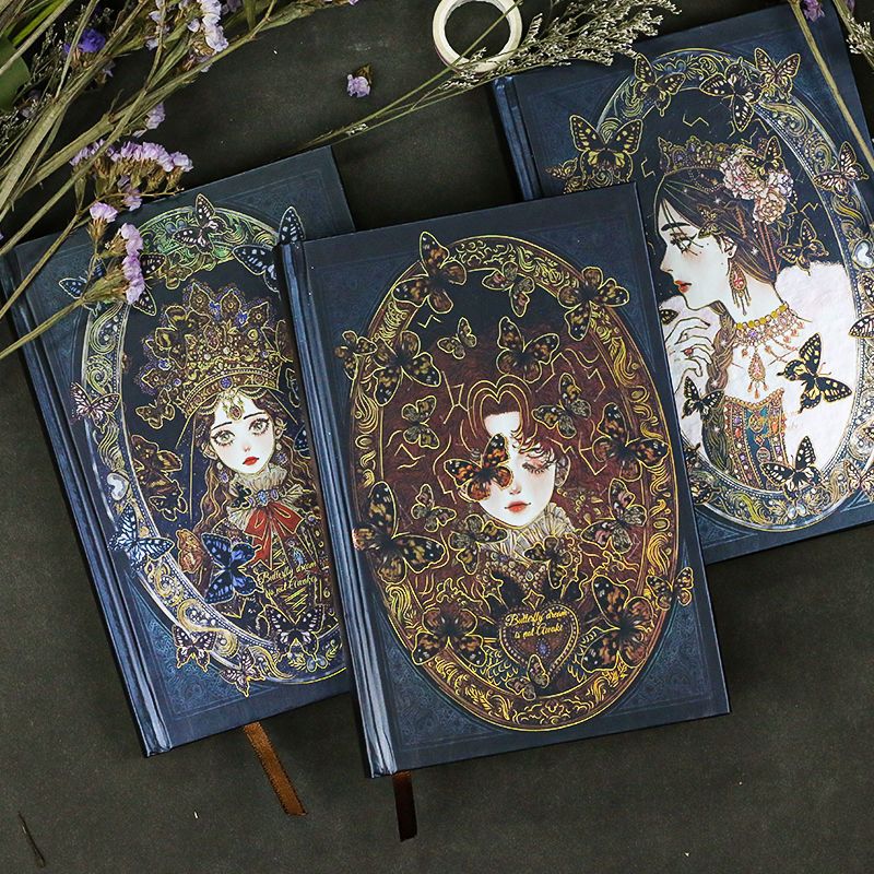 Gothic Butterfly Series Vintage Classic Design Hardcover - Temu