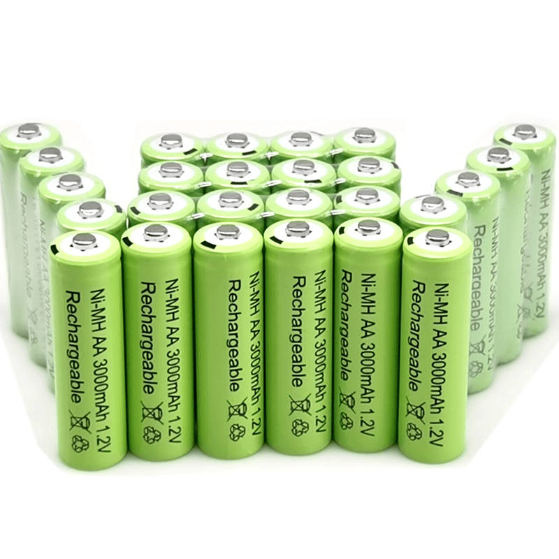 New 1.2v 3000mah Ni Mh Aa Rechargeable Battery Rechargeable Temu