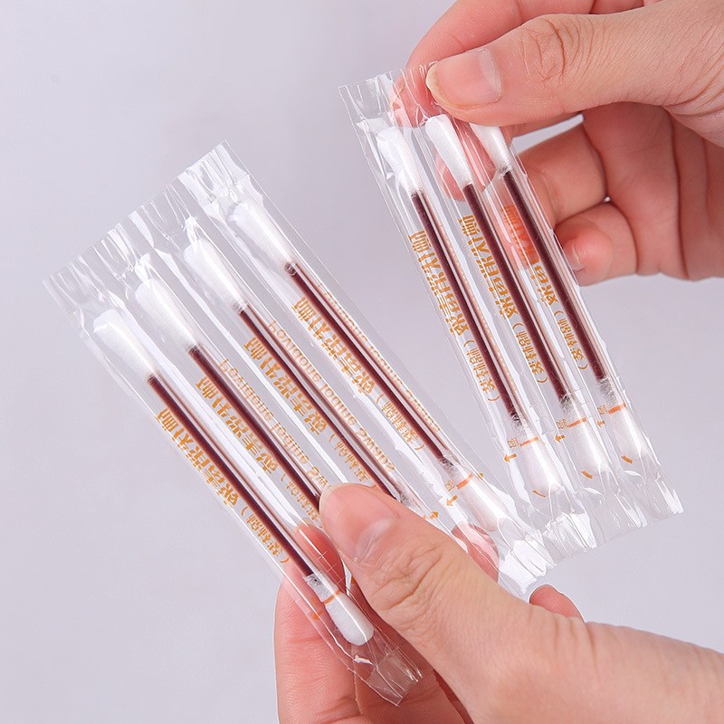 

50pcs Iodine Cotton Swabs, Disinfection Cotton Swabs Iodine Cotton Swabs, Cleaning Wound Care Disinfection Suitable For Outdoor & Home Use