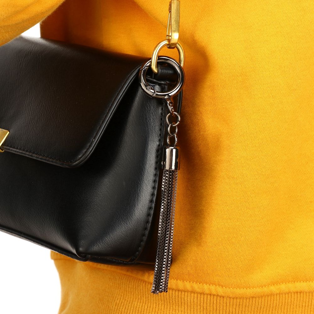 1pc Metal Jewelry Tassel Hang Buckle Keychain Chain Stopper Pendant Hook DIY Bag Hardware Accessories,Temu
