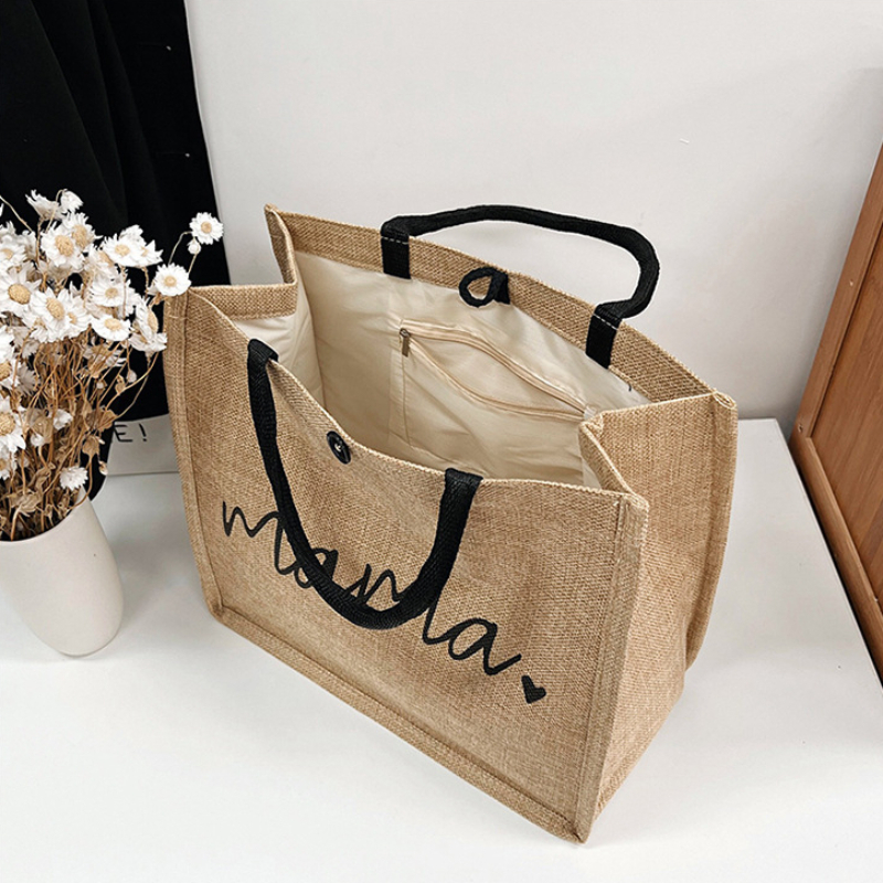 Mommy bag outlet jute