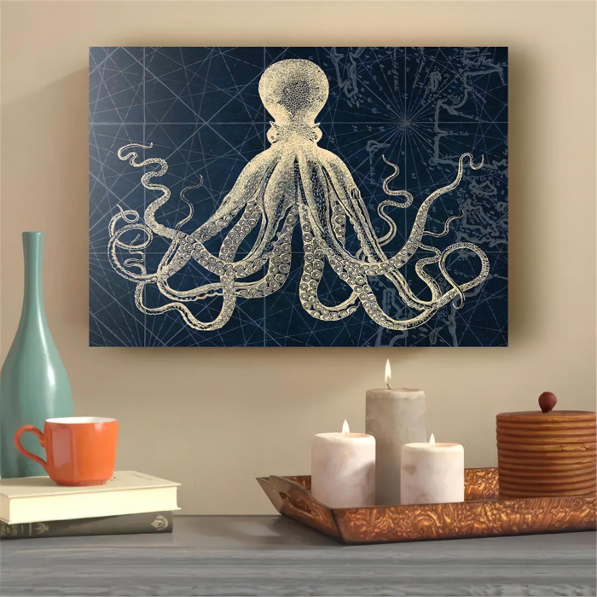 1pc Canvas Poster Modern Art Underwater World Underwater Sea Life