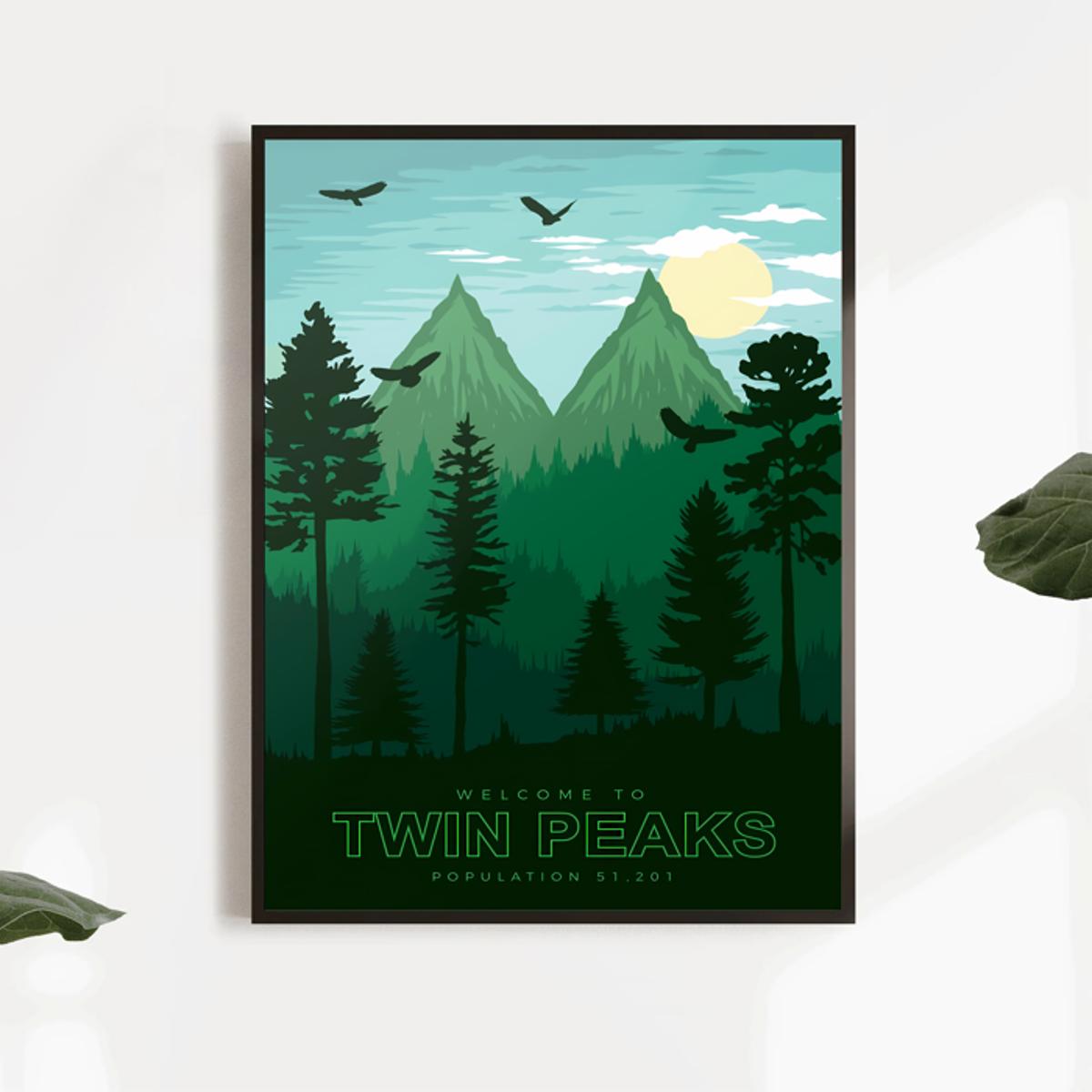 Welcome To Twin Peaks Poster - Temu