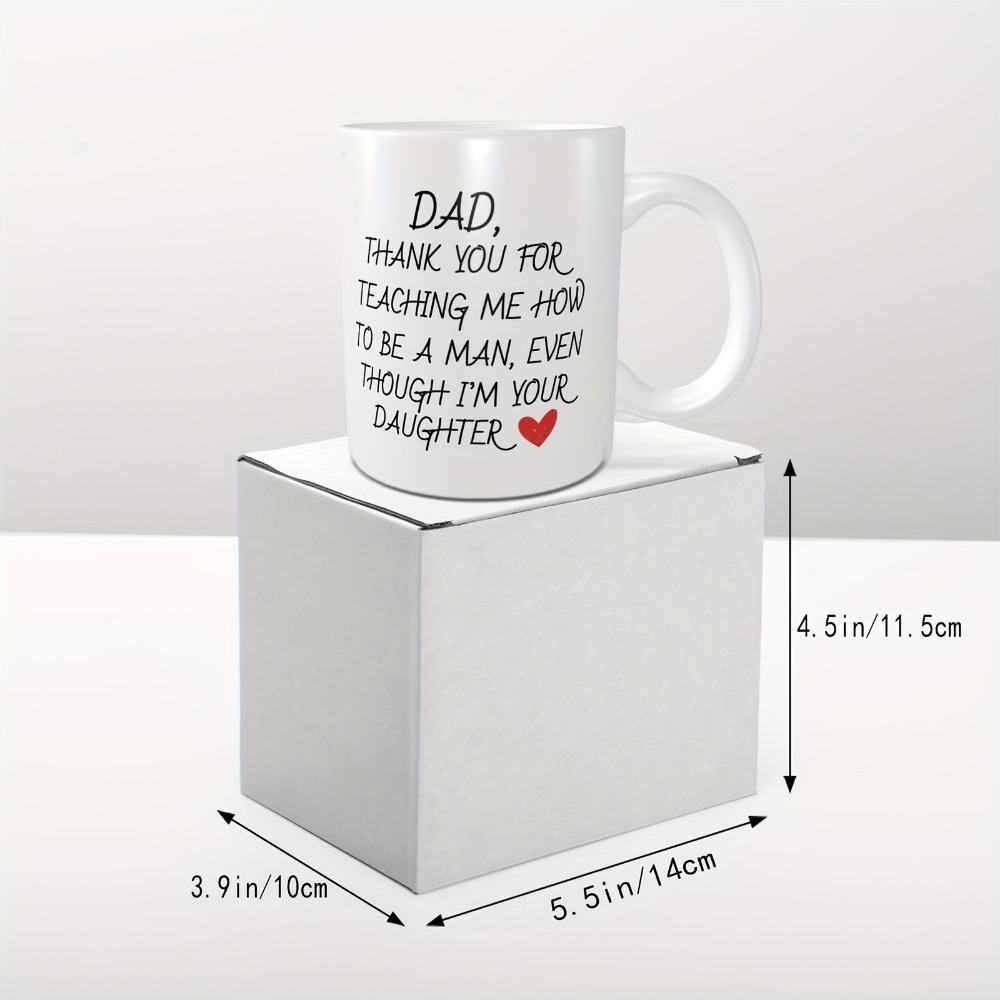 Fathers Day Gift Ideas Funny Dad Coffee Mug Cups for Men 