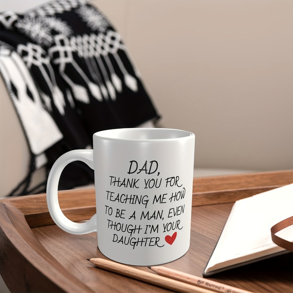 Fathers Day Gift Ideas Funny Dad Coffee Mug Cups for Men 