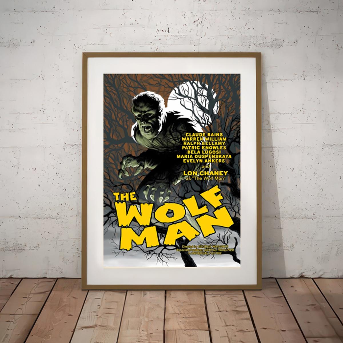 Werewolf Night Poster, Canvas Wall Art Posters