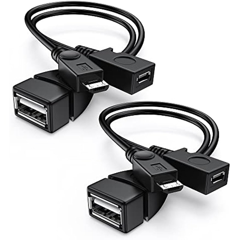 Paquete de accesorios para TV Stick 4K Cube - Cable OTG, adaptador Ethernet  USB y cable de carga micro USB