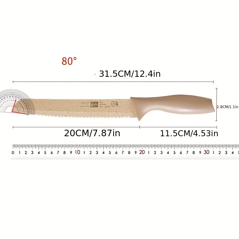 Bread Knife Serrated Knife High Carbon Stainless Steel Cake - Temu