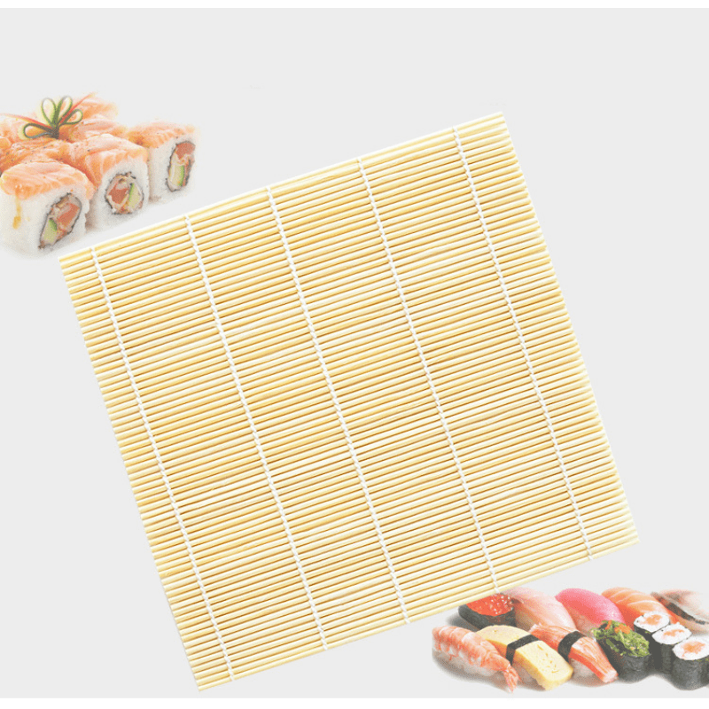 1pc Bamboo Sushi Rolling Mat, Sushi Curtain, Seaweed And Rice Roll Making  Tool