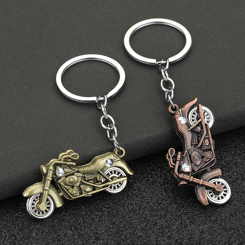 1pc Simulation Motorcycle Keychain, Car Key Chain, Men's Key Ring Pendant, Practical Love Car Activity Gift,Bag Accessories,Temu