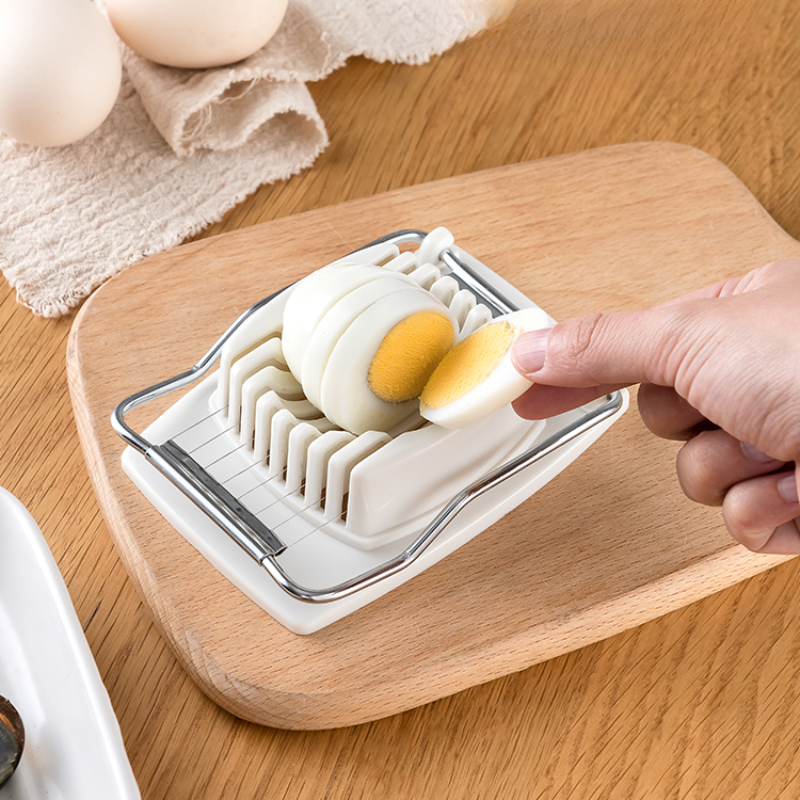 Upgraded 3 in 1 Egg Slicer for Hard Boiled Eggs Multifunctional