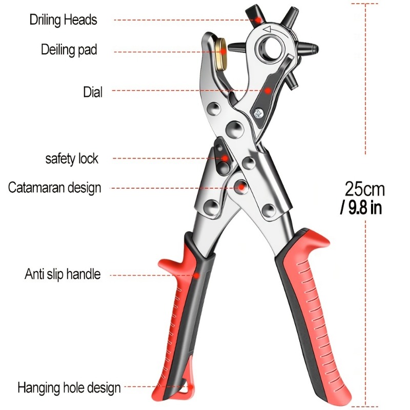 Perceuse À Trou De Ceinture À Domicile Belt Punch Machine - Temu