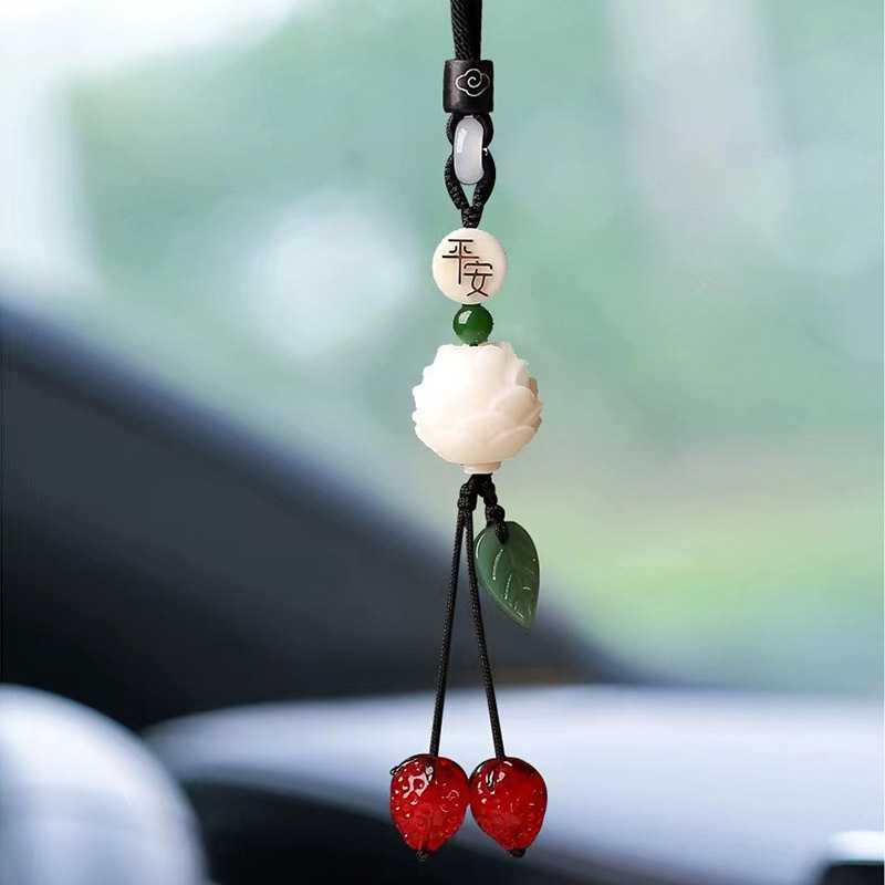 Cherry rear deals view mirror charm