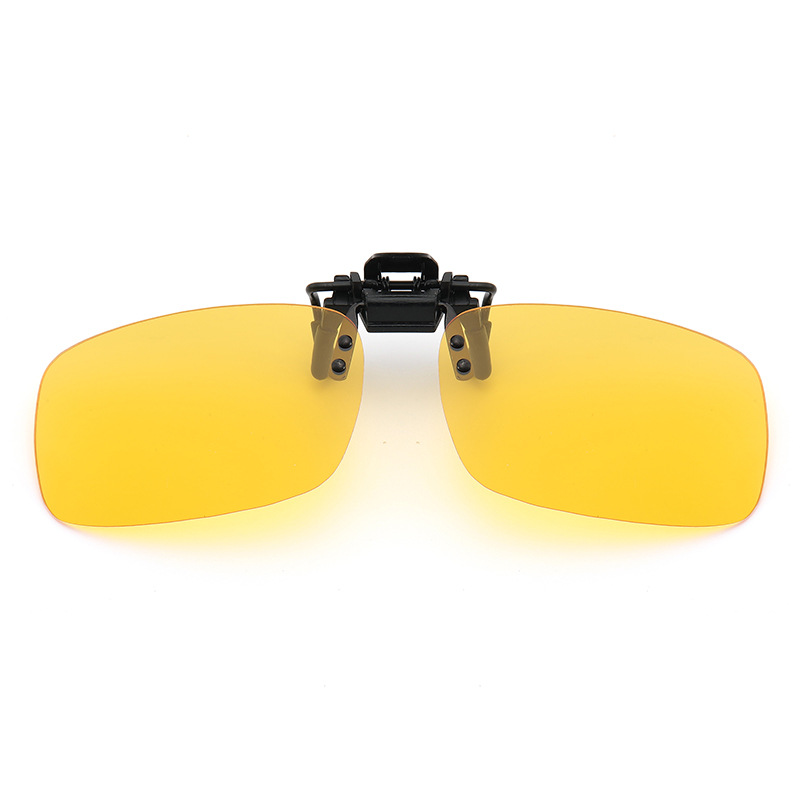 Night Driving Glasses Clip On  Yellow Night Vision Clip On