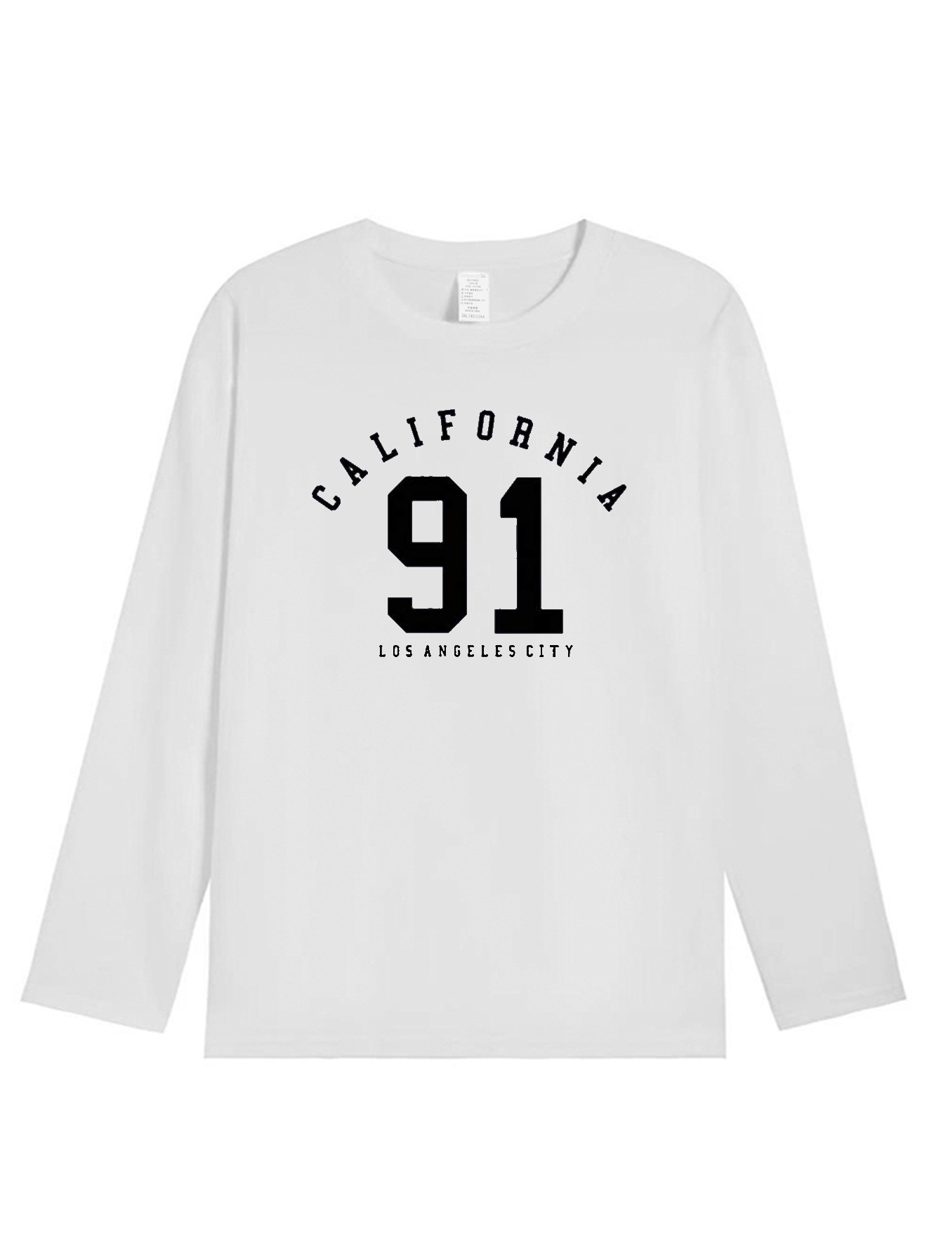 Los Angeles Print Long sleeve Cotton T-shirt