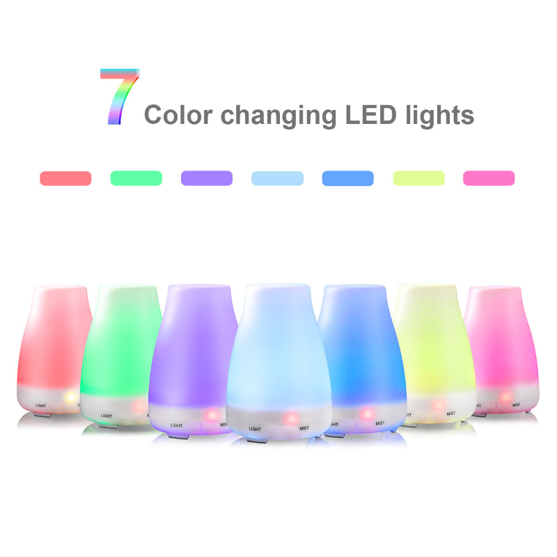 7 Colors Ultrasonic Aromatherapy Diffuser With Waterless - Temu