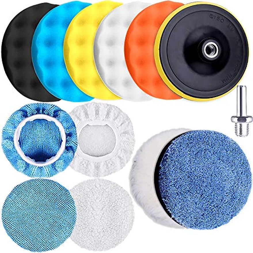 Cheap 3 inch polishing pad kit for your cordless drill! 