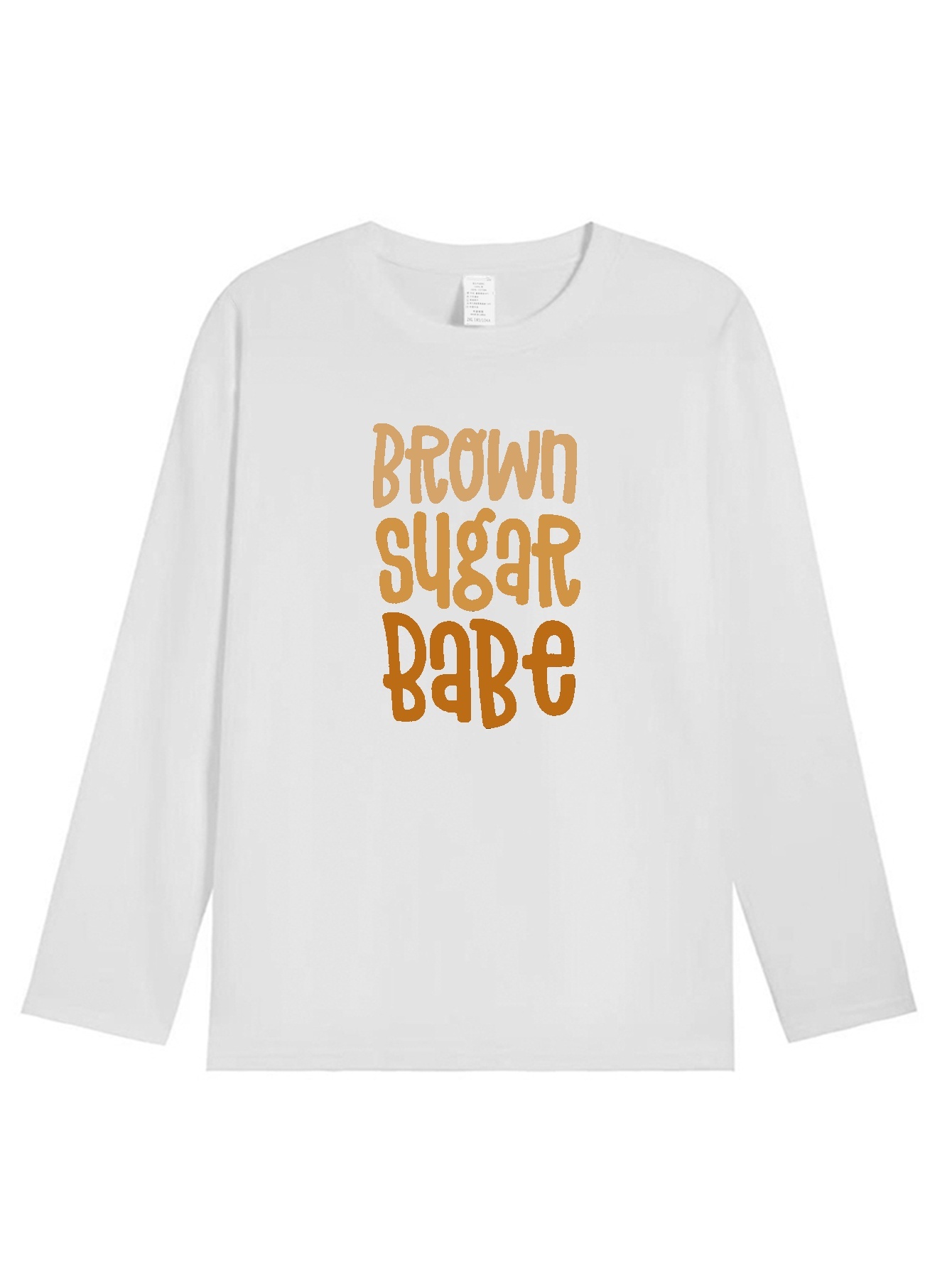 Brown Sugar Babe & Various Print, Men's Trendy Comfy T-shirt