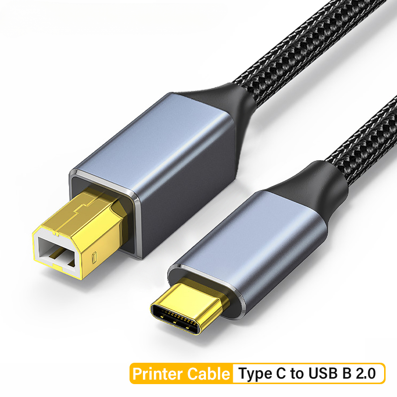 USB C Vers Câble D'imprimante USB B 2.0 Câble Tressé Pour - Temu Belgium