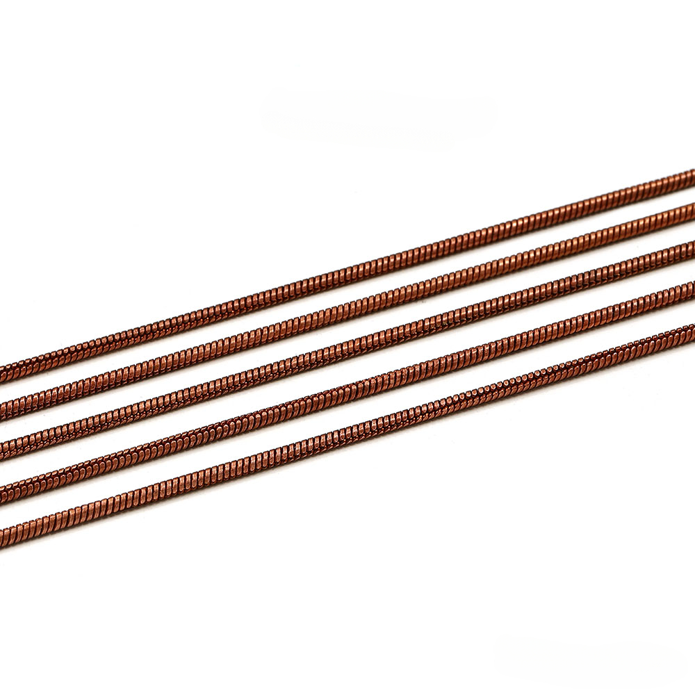 2m/ .2 1.4 1.6mm goldene metall kupfer bulk schlangenketten für halskette armband schmuckherstellung kette zubehör