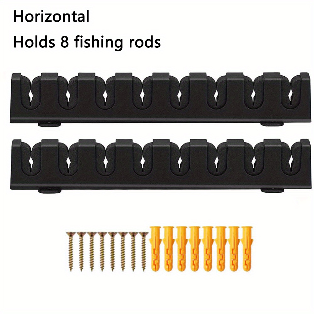 Vertical/horizontal Fishing Rod Holder, 6/8 Holes Fishing Pole Storage Rack  (fishing Rods Not Included) - Temu Denmark