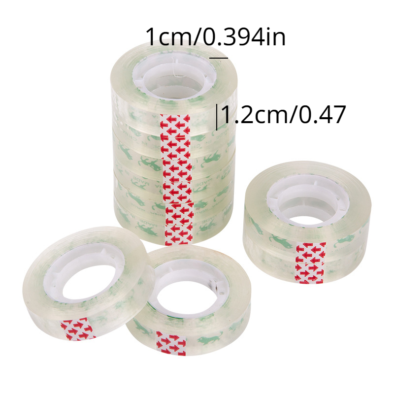 Rollo de cinta adhesiva transparente de 63 x 48 milímetros - Jardin202