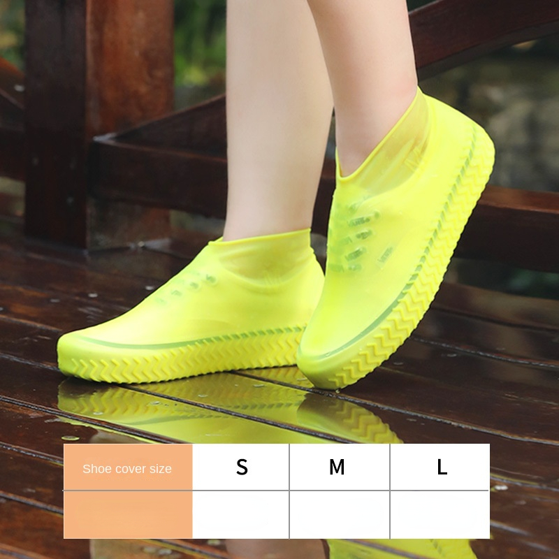 Silicone Shoe Cover Waterproof Rain Shoes Covers Outdoor Rain Boot Overshoes