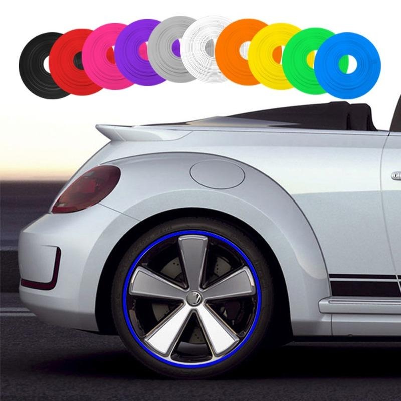Car Styling Wheel Rims Protector Decor Strip Rubber Moulding - Temu  Philippines