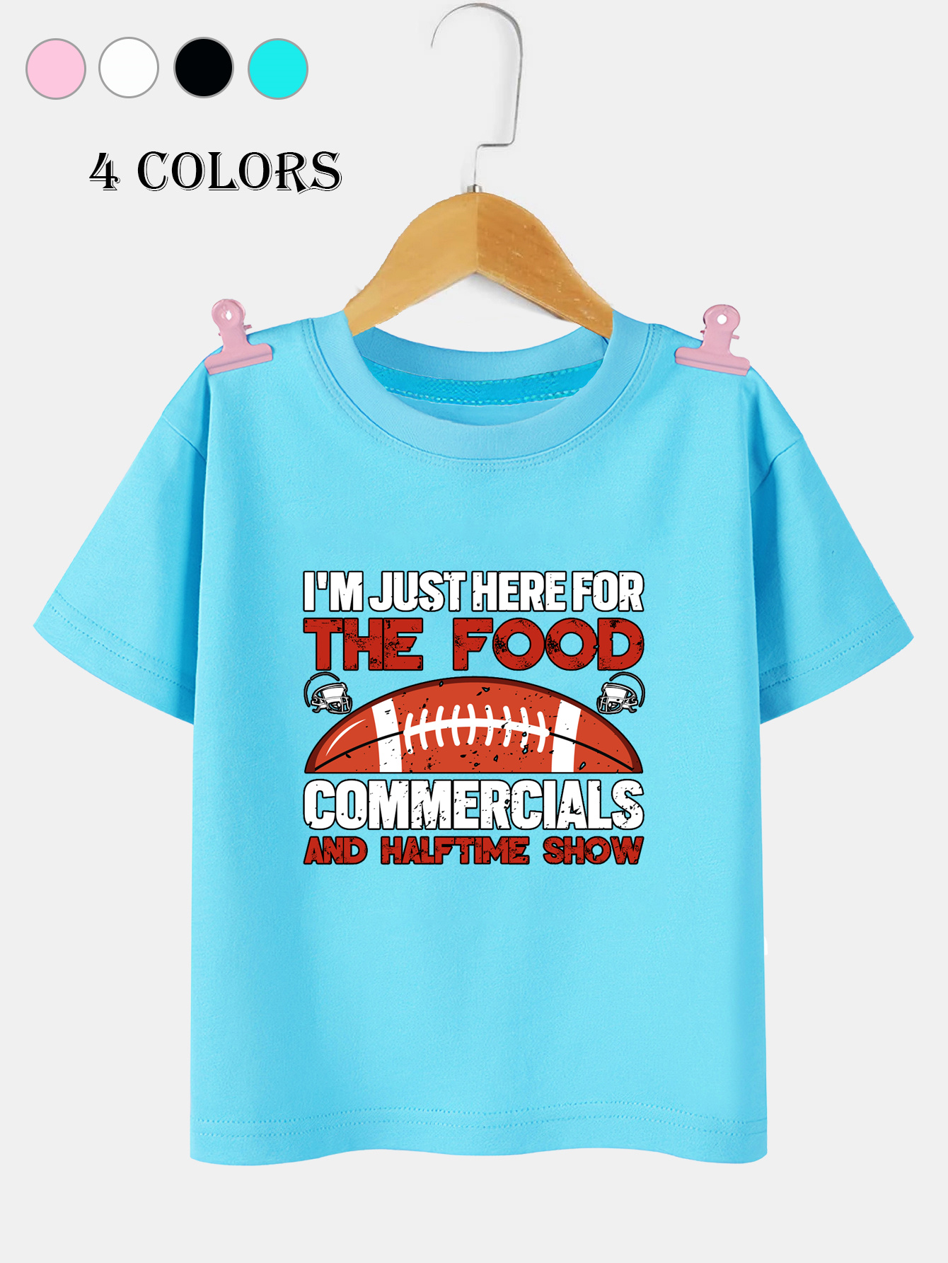 I'm Just Here for the Food Commercials and Halftime Show T-Shirt