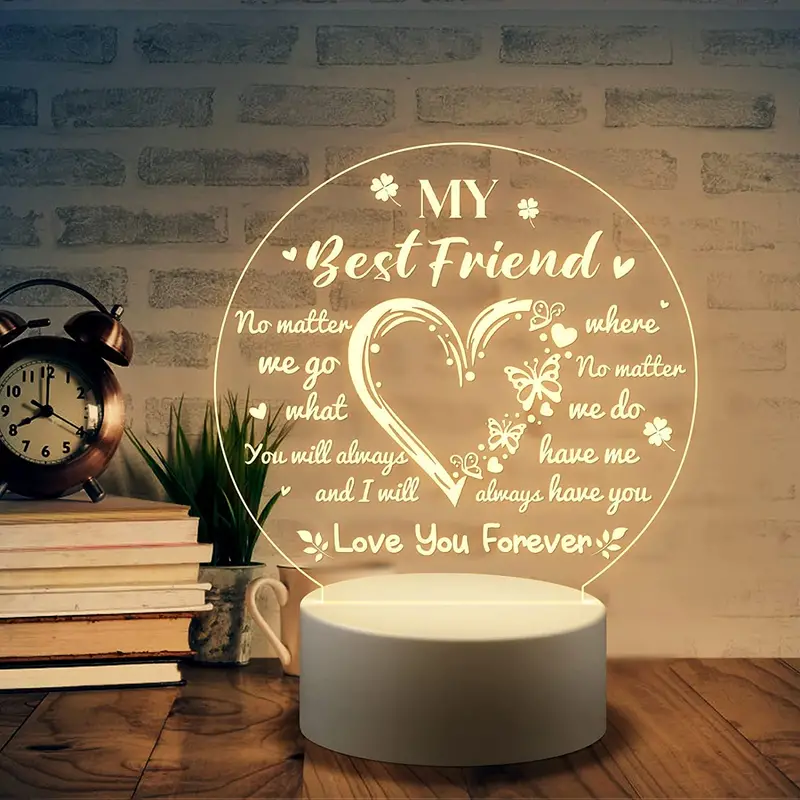 Gifts For Friends Female Night Light Best Friends Gifts For - Temu