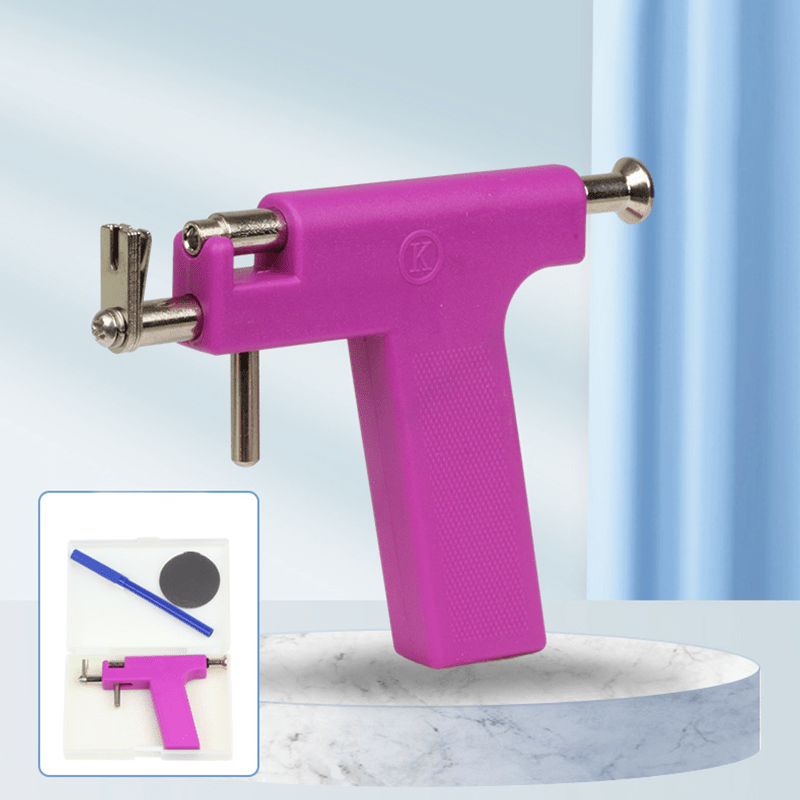 Pistola perforadora de oreja empaquetada individualmente y esterilizada,  para la nariz, oreja, ombligo, herramienta de perforación