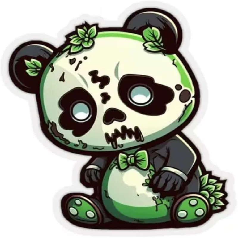 Cute Toxic Panda Vinyl Sticker Car Computer Wall Decor - Temu Canada