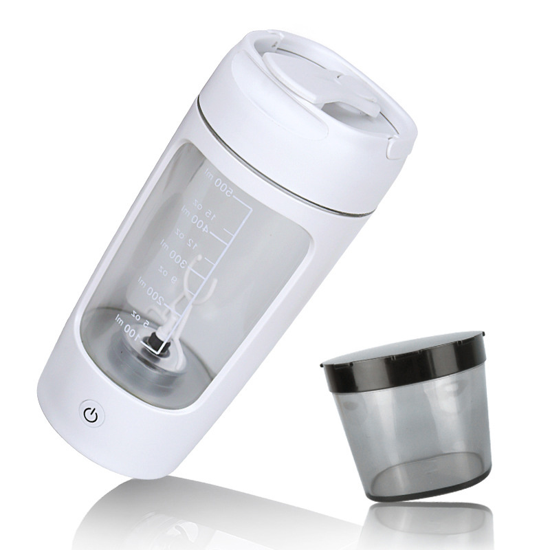 USB Rechargeable Automatic Electric Mixer Portable Sports Fitness Protein  Powder Shaker Bottle Fruit juice Mixing Cup