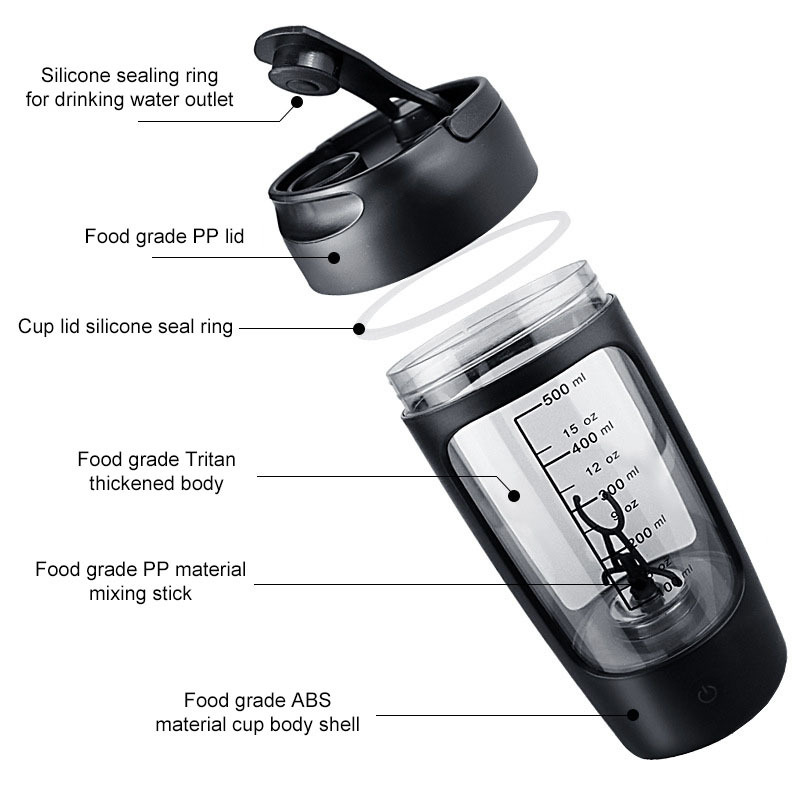 Portable Automatic Blender Cup, with 650ml Capacity, Fast Stirring