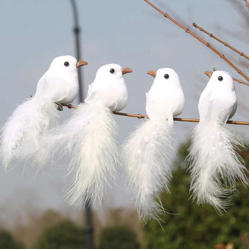 1pc/Pack Beautiful White Feathers For Diy Home Decorative Crafts, Gorgeous  Feathers Collection