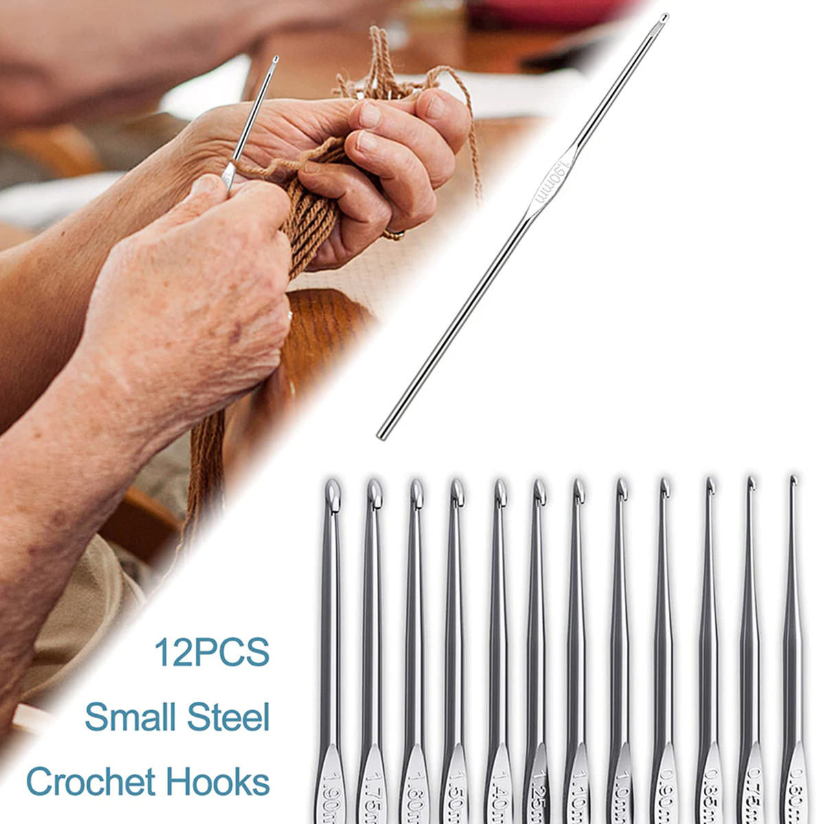 OWill 14 Piece Crochet Hooks Set, Crochet Hooks for Beginners Adults, Soft  Grip Crochet Needles Tools with Storage Case，Ergonomic Crochet Hooks for