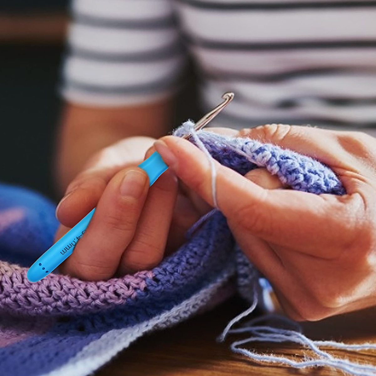 Crochet Hooks Kit Knitting Starter Kit Adults Ergonomic - Temu