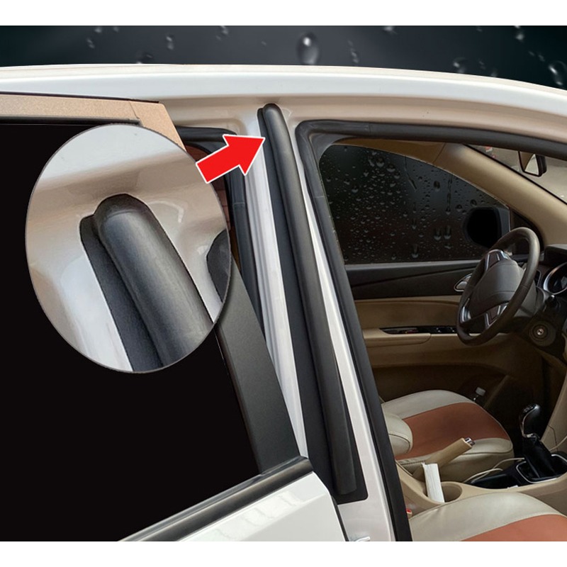 h-Shape Window Seal Weather Strip Glass Door Moulding Trim Car Windshield  Rear 