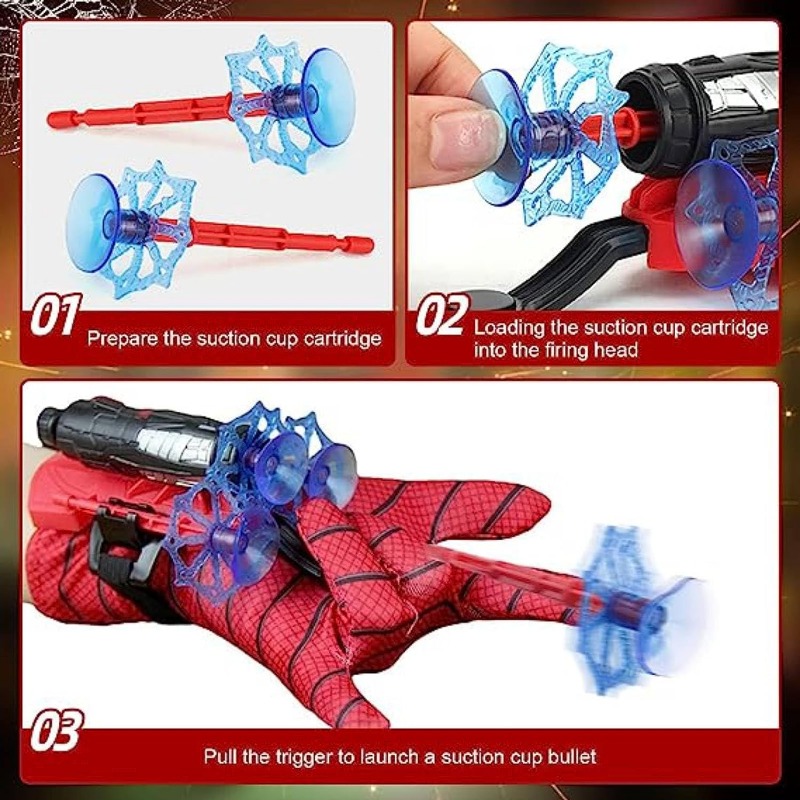 Spider Web Shooters Toy Kids Fans Hero Launcher Wrist Toy - Temu