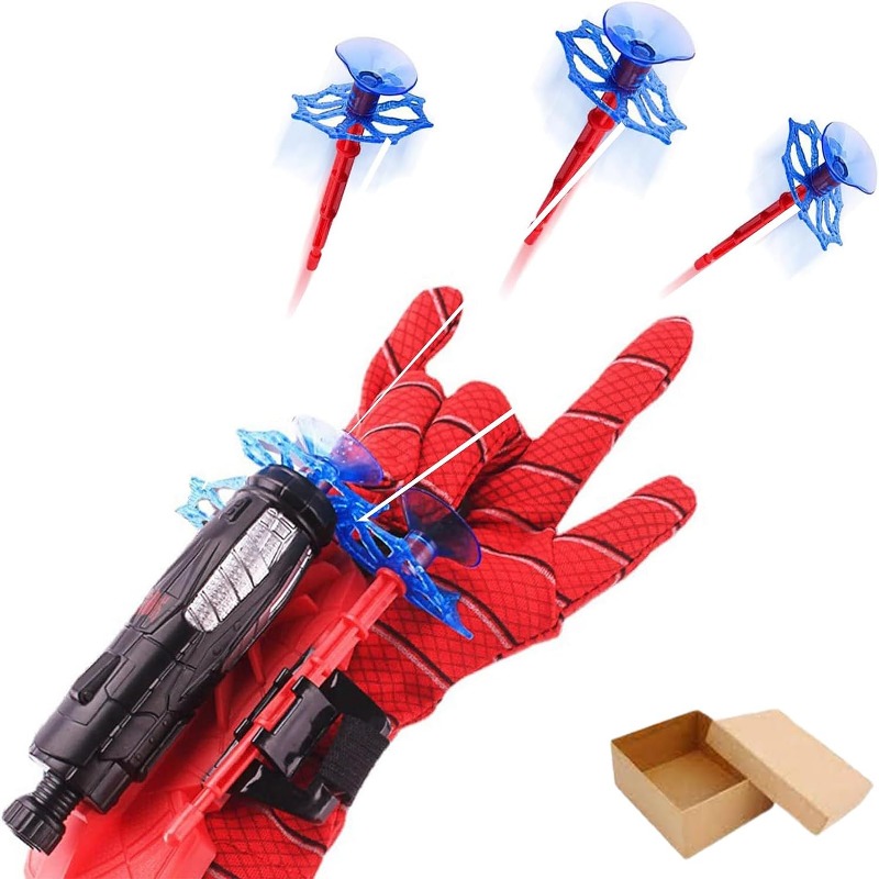 TFFR Spider Web Shooter, Superheroes Wrist Launcher Toy, Funny Children  Educational Toys, Spider Gloves Man Cosplay Gift for Kids