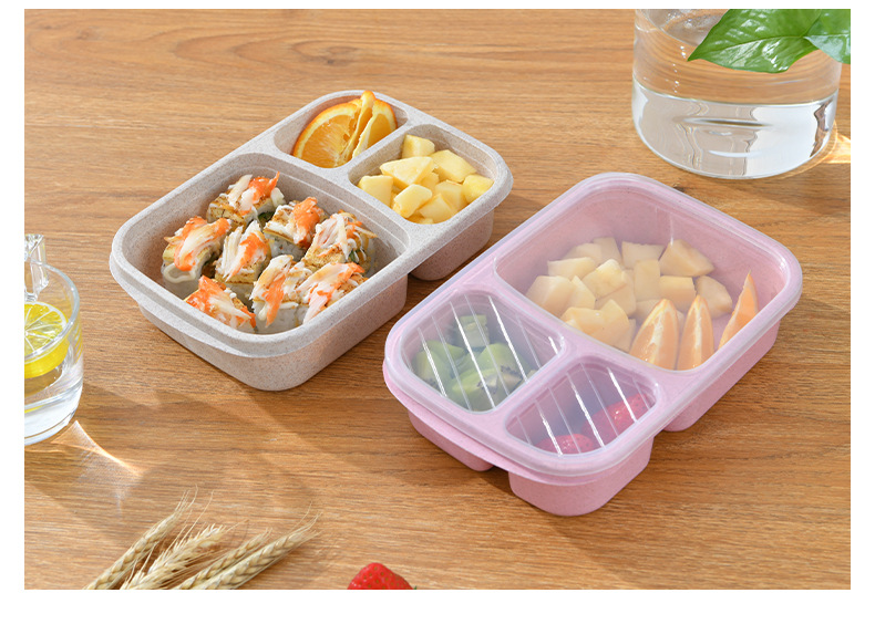 Lunch Box, Wheat Straw Dinnerware Food Storage Container, Portable Bento Box,  For Teenagers And Workers At School, Canteen, Back School, For Camping  Picnic And Beach, Home Kitchen Supplies - Temu