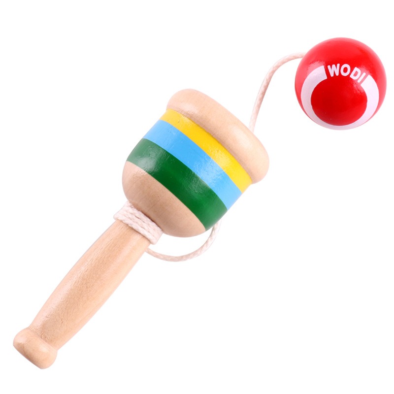 Skill Sword Cup Sword Ball Montessori Wooden Develop - Temu
