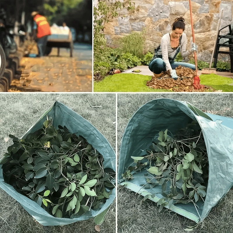 Weed Storage Garbage Bag Deciduous Leaf Collection Bag Garden Leaf Litter  Bag u